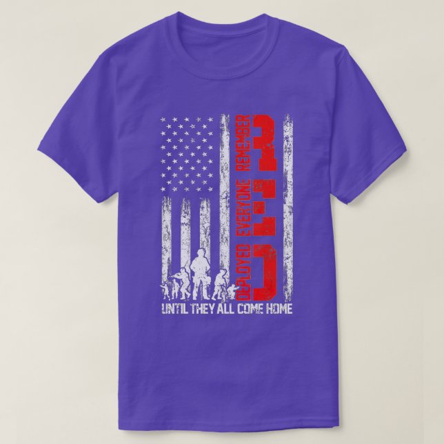 Remember Everyone Veteran Deployed RED Friday (1)  T-Shirt (Design Front)