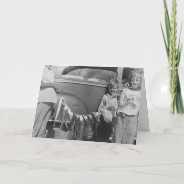 Remember Fishing Memories Greeting Card (Front)