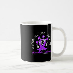 Remember For Those Cannot Flower Ribbon Alzheimer Coffee Mug