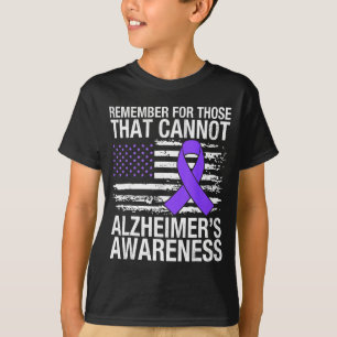 Remember for those that cannot alzheimer awareness T-Shirt