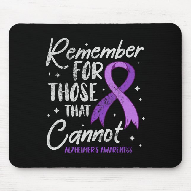 Remember For Those That Cannot Heimerheimer Awaren Mouse Mat (Front)