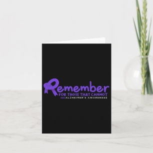Remember For Those That Cannot Heimerheimer  Card