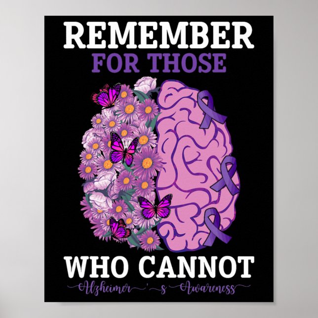Remember For Those Who Cannot Heimerheimer's Aware Poster (Front)