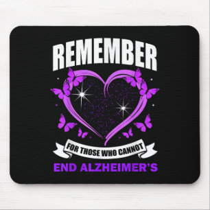 Remember For Those Who Cannot Heimer's Awareness M Mouse Mat