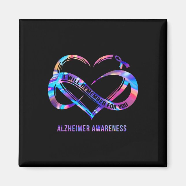 Remember For You Alzheimerheimer Awareness  Magnet (Front)