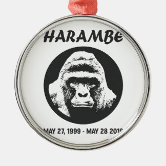 Remember Harambe Metal Tree Decoration