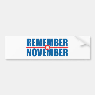 Remember-in-Nov Bumper Sticker