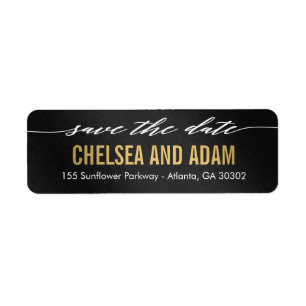 Remember It Save The Date Address Label