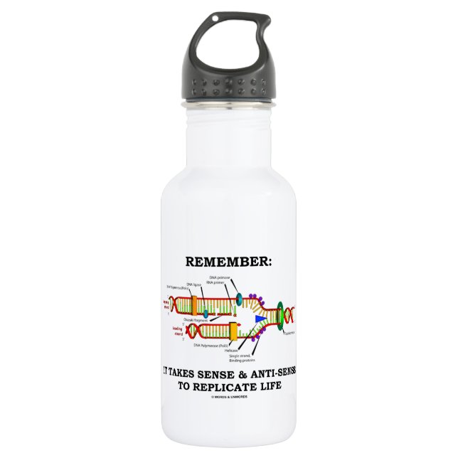 Remember: It Takes Sense Anti-Sense To Replicate 532 Ml Water Bottle (Front)