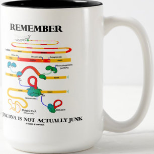 Remember Junk DNA Is Not Actually Junk Two-Tone Coffee Mug