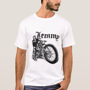 Remember Lemmy With Motor Vintage  T-Shirt