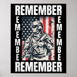 Remember Memorial Day Poster