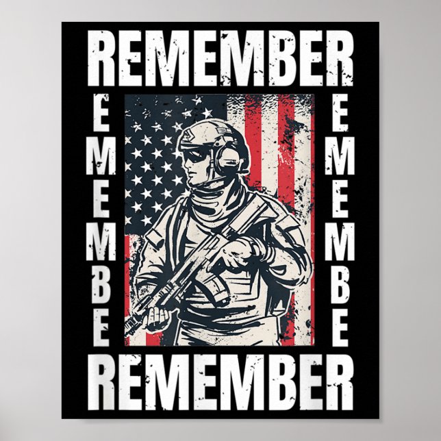 Remember Memorial Day  Poster (Front)