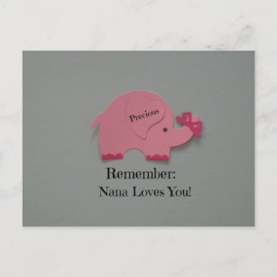 Remember: Nana Loves You! Postcard