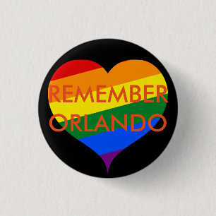 Remember Orlando Memorial Button