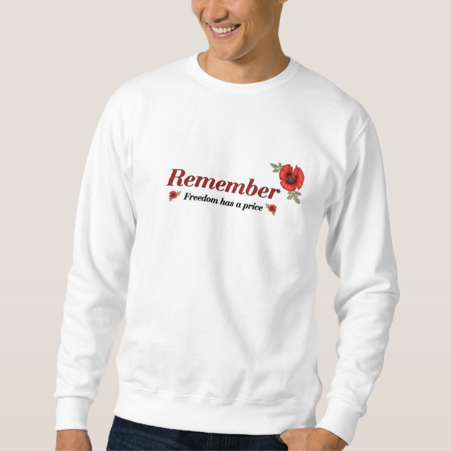 Remember Poppy Sweatshirt (Front)