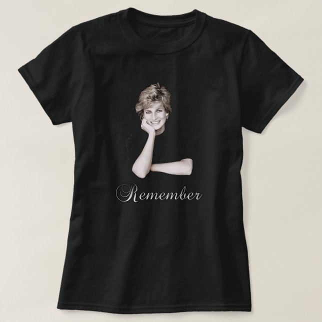 Remember Princess Diana T-Shirt (Design Front)