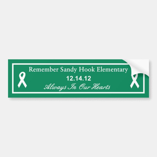 Remember Sandy Hook Elementary School bumper Sticker (Front)