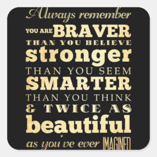 Remember Sisters.... Square Sticker