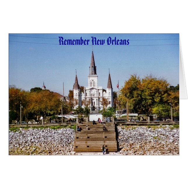 Remember St Louis Cathedral in New Orleans (Front Horizontal)
