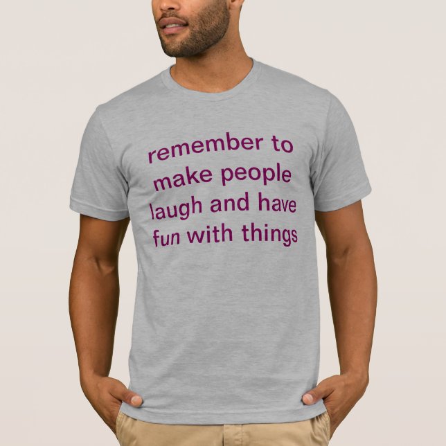 remember T-Shirt (Front)