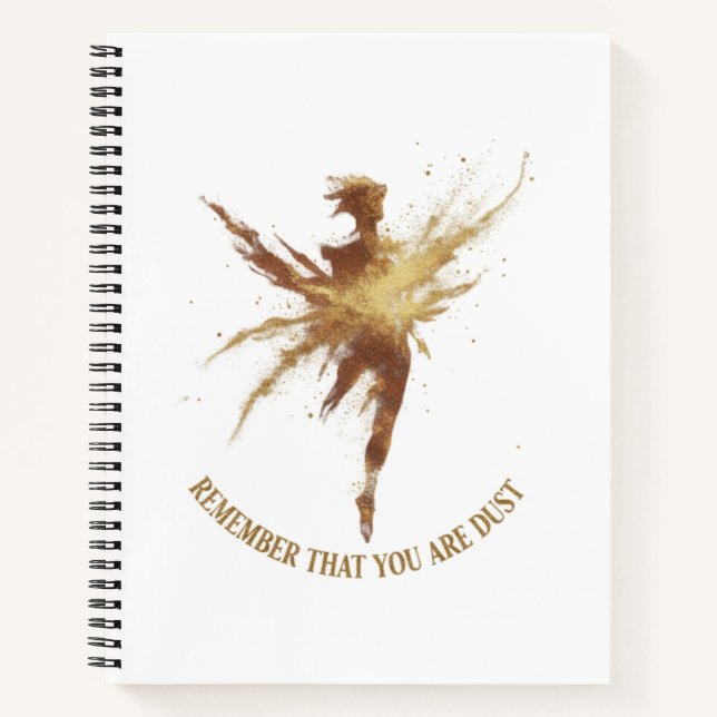 Remember That You Are Dust Notebook (Front)