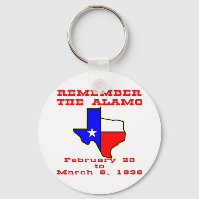 Remember The Alamo #003 Key Ring (Front)