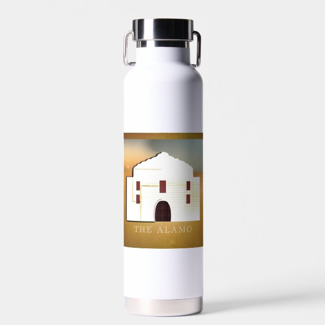 Remember the Alamo Beverage Container  Water Bottle (Front)