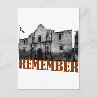 Remember the Alamo Postcard