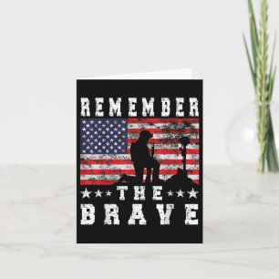Remember The Brave - Memorial Day Card