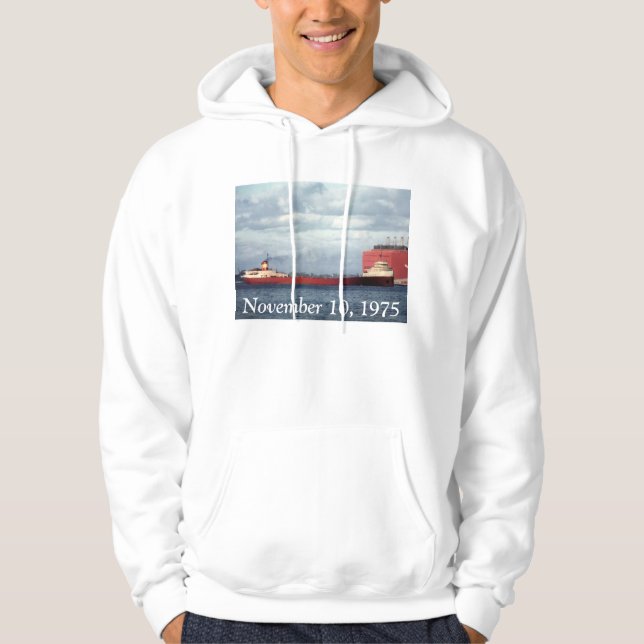 Remember the Edmund Fitzgerald Hoodie (Front)