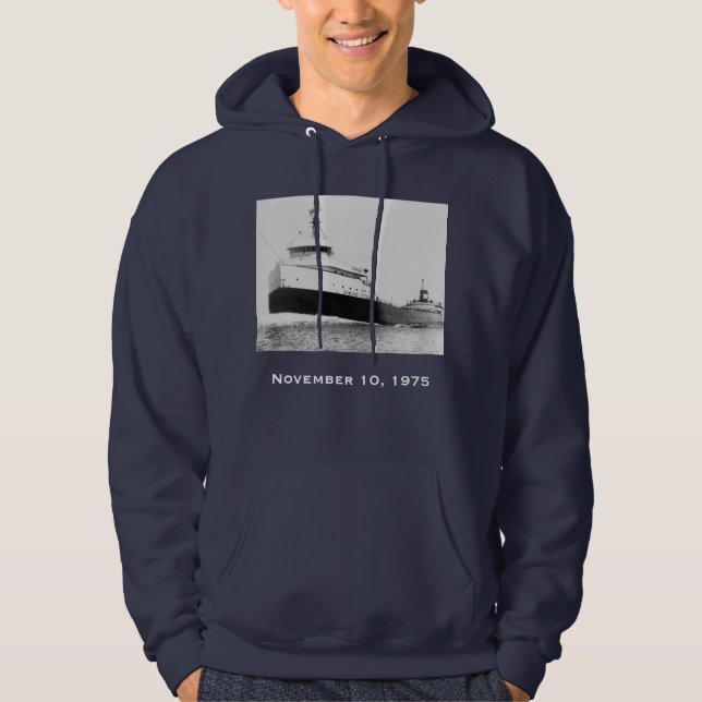 Remember the Edmund Fitzgerald Hoodie (Front)
