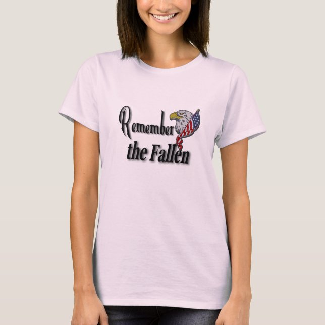 Remember the Fallen Personalised T-Shirt (Front)