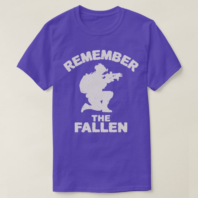 Remember The Fallen  T-Shirt (Design Front)