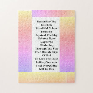 Remember The Rainbow Jigsaw Puzzle