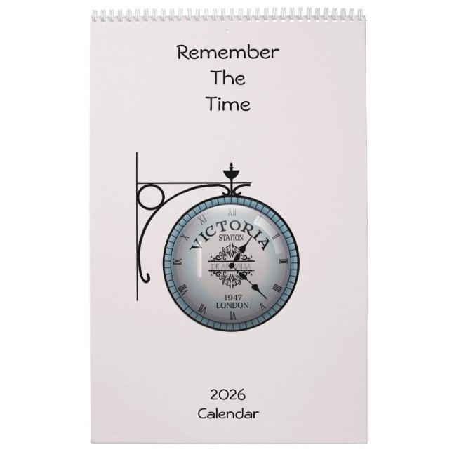 Remember the Time Calendar (Cover)