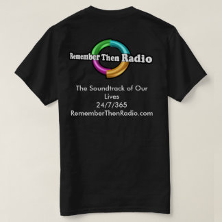 Remember Then Radio Logo Dark Tee