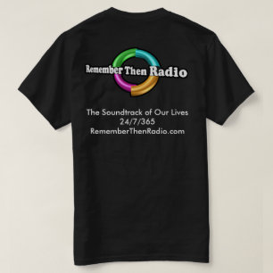 Remember Then Radio Logo Dark Tee