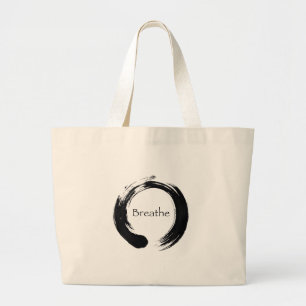 Remember to Breathe! Large Tote Bag