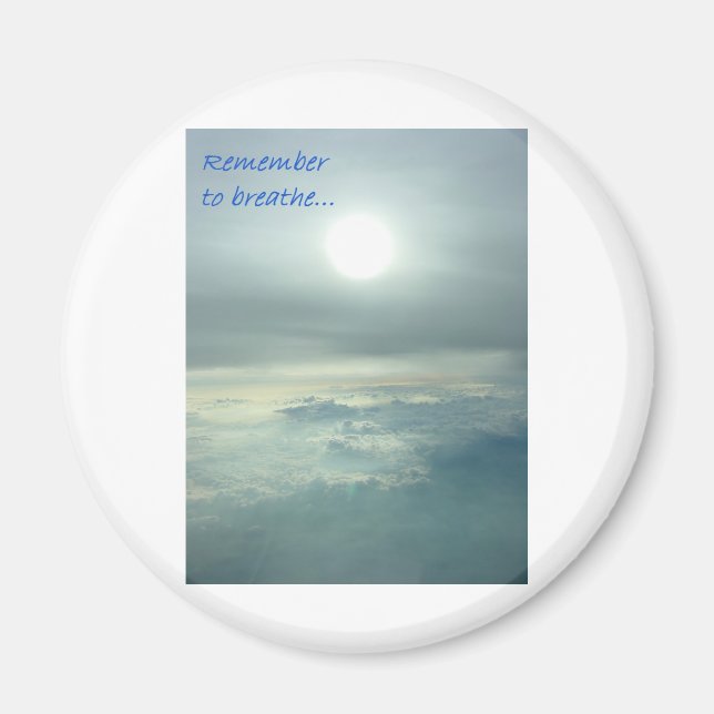 Remember to breathe magnet (Front)