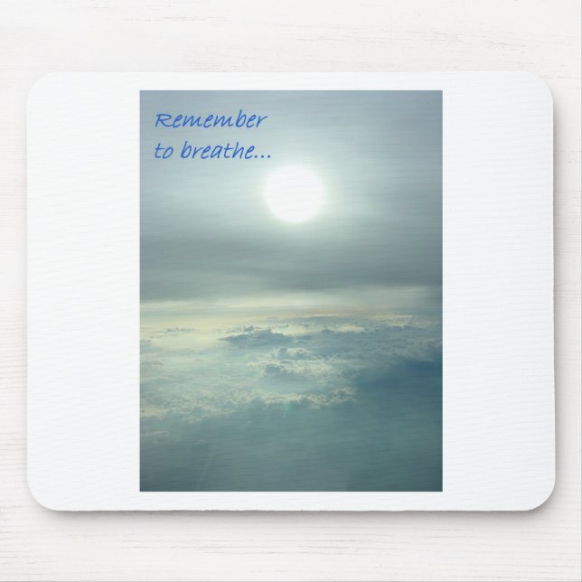 Remember to breathe mouse mat (Front)