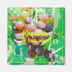 Remember to buy wine Inspiration Magnet