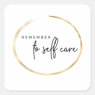Remember To Self Care Stickers