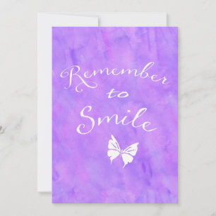 Remember To Smile Inspirational Quote