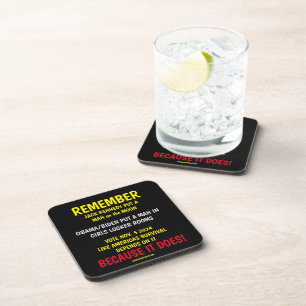 REMEMBER TO VOTE COASTER