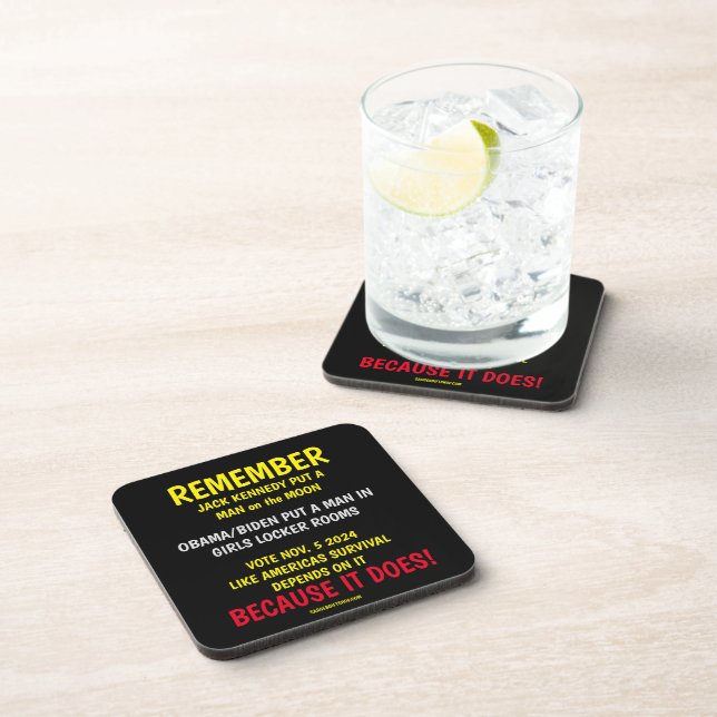 REMEMBER TO VOTE COASTER (Right Side)