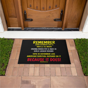 REMEMBER TO VOTE DOORMAT