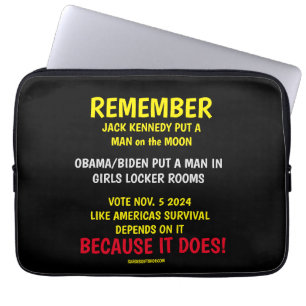 REMEMBER TO VOTE LAPTOP SLEEVE