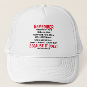 REMEMBER TO VOTE TRUCKER HAT