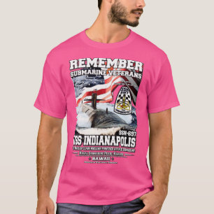 Remember USS Indianapolis SSN697 Submarine veteran T-Shirt